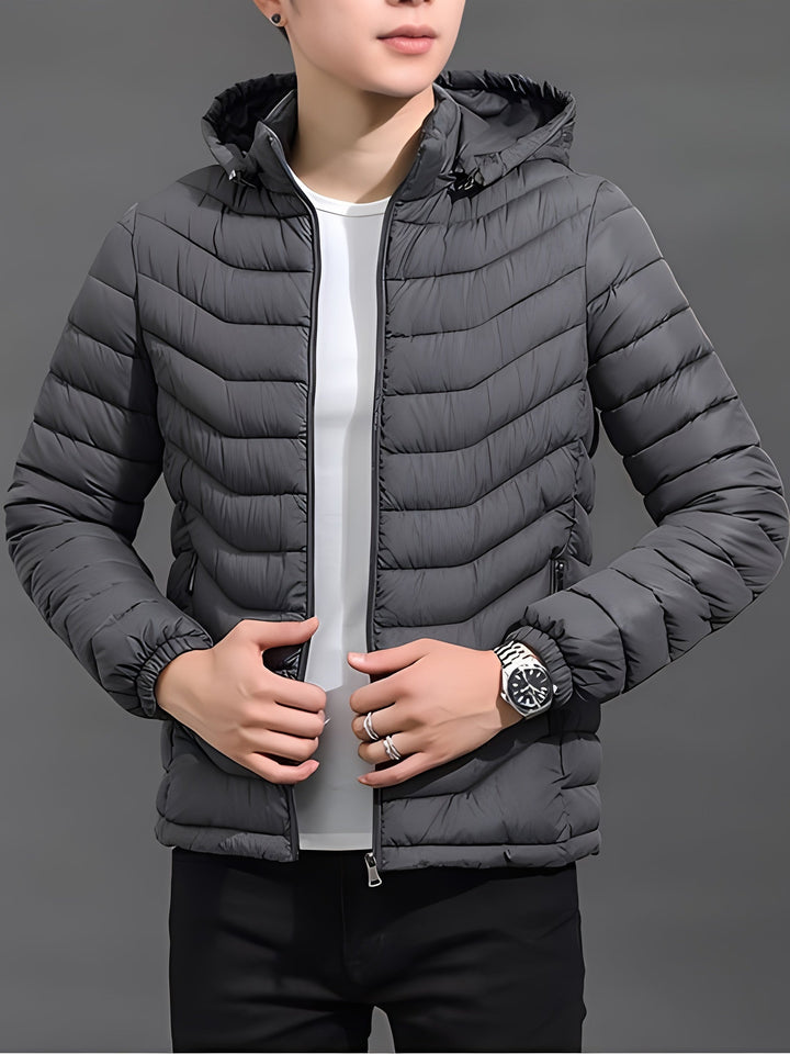 Fenwick | Herren Winterjacke Steppjacke mit Kapuze - Black - Image 8
