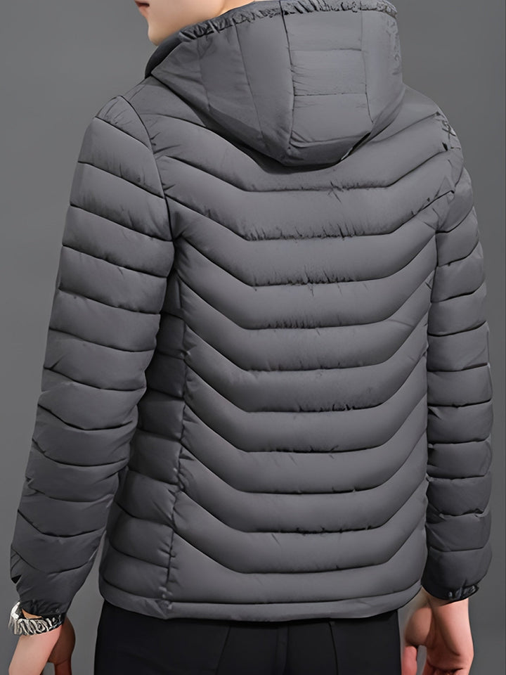Fenwick | Herren Winterjacke Steppjacke mit Kapuze - Black - Image 9
