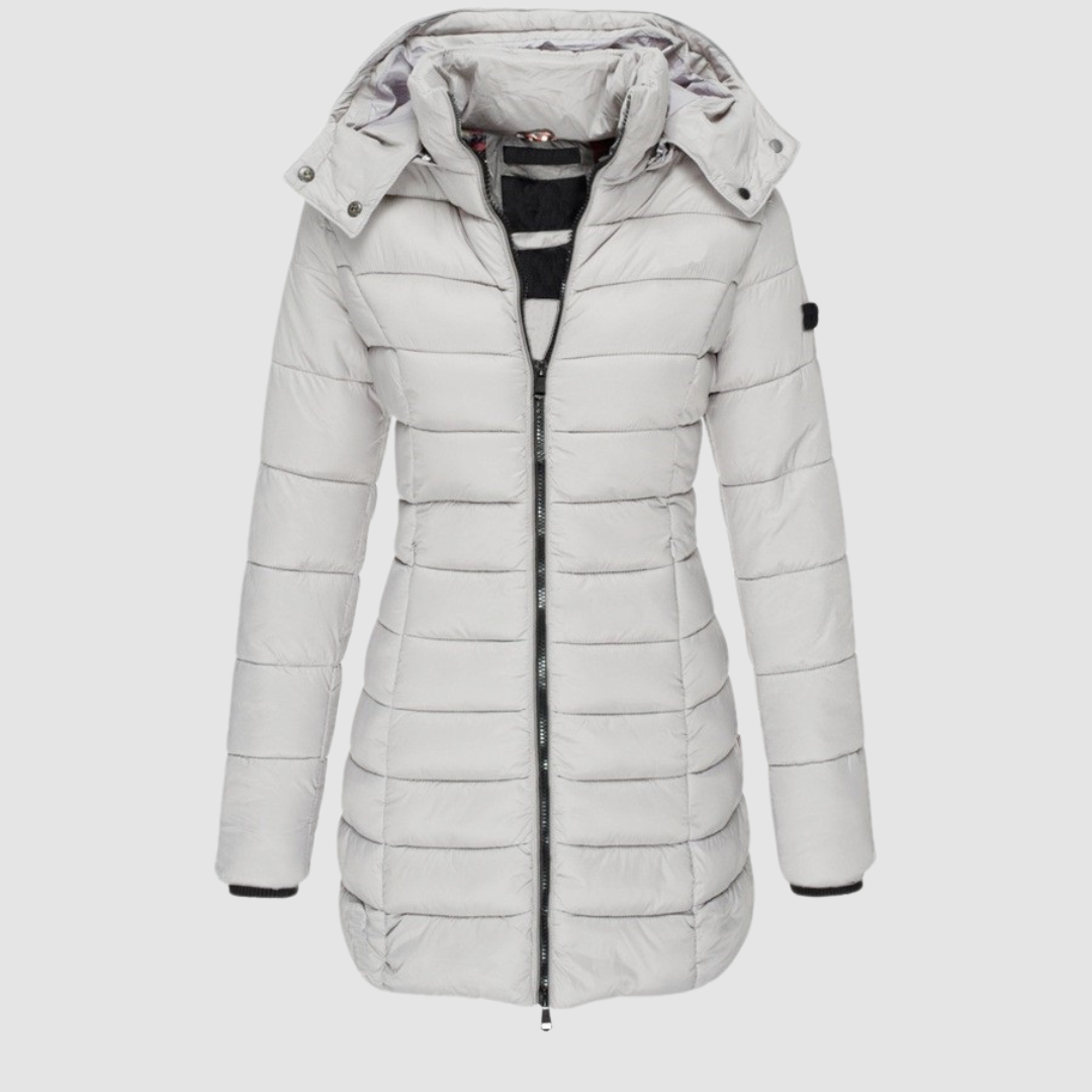 Florinda | Damen Gesteppte Winterjacke mit Kapuze - Image 2