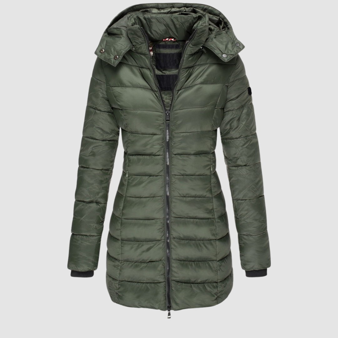 Florinda | Damen Gesteppte Winterjacke mit Kapuze - Image 6