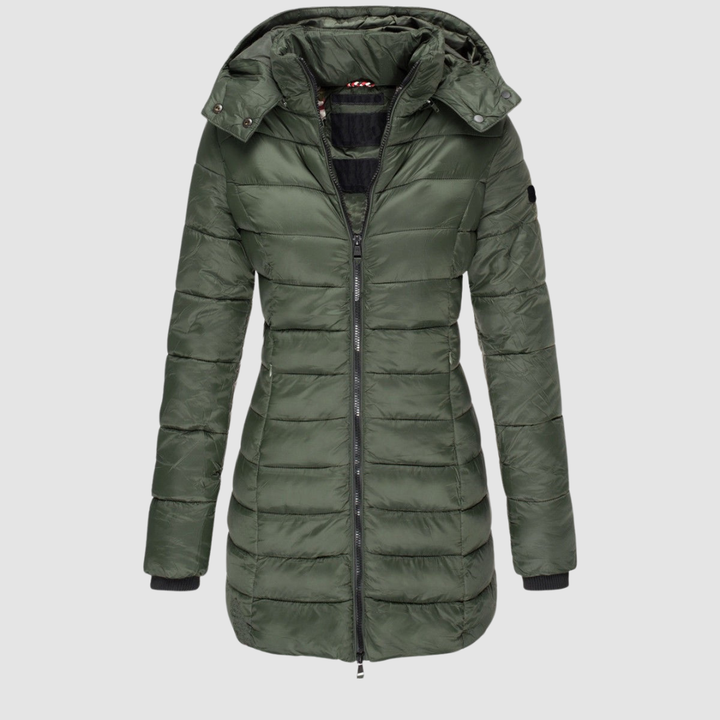Florinda | Damen Gesteppte Winterjacke mit Kapuze - Image 6