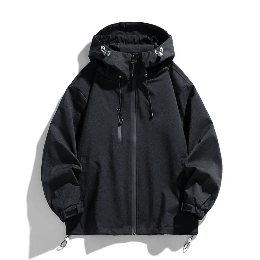 Freyalda | Damen Wasserdichte Regenjacke mit Kapuze - Light Blue - Image 5
