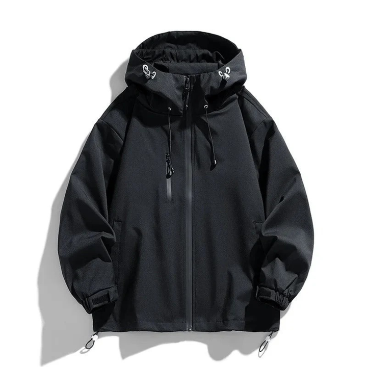 Freyalda | Damen Wasserdichte Regenjacke mit Kapuze - Light Blue - Image 5