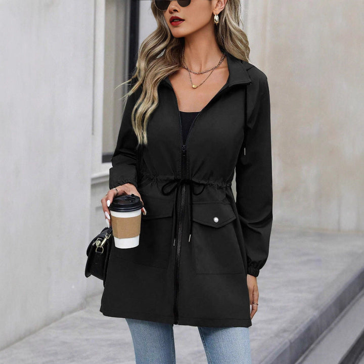 Freygard | Damen Übergangsjacke mit Kapuze - Black - Image 2
