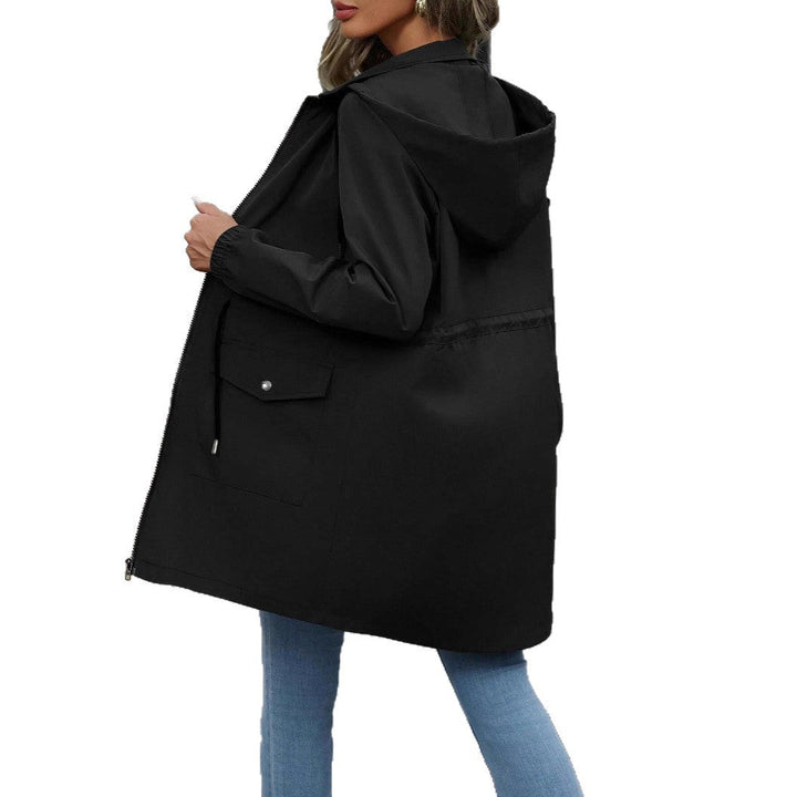 Freygard | Damen Übergangsjacke mit Kapuze - Black - Image 5