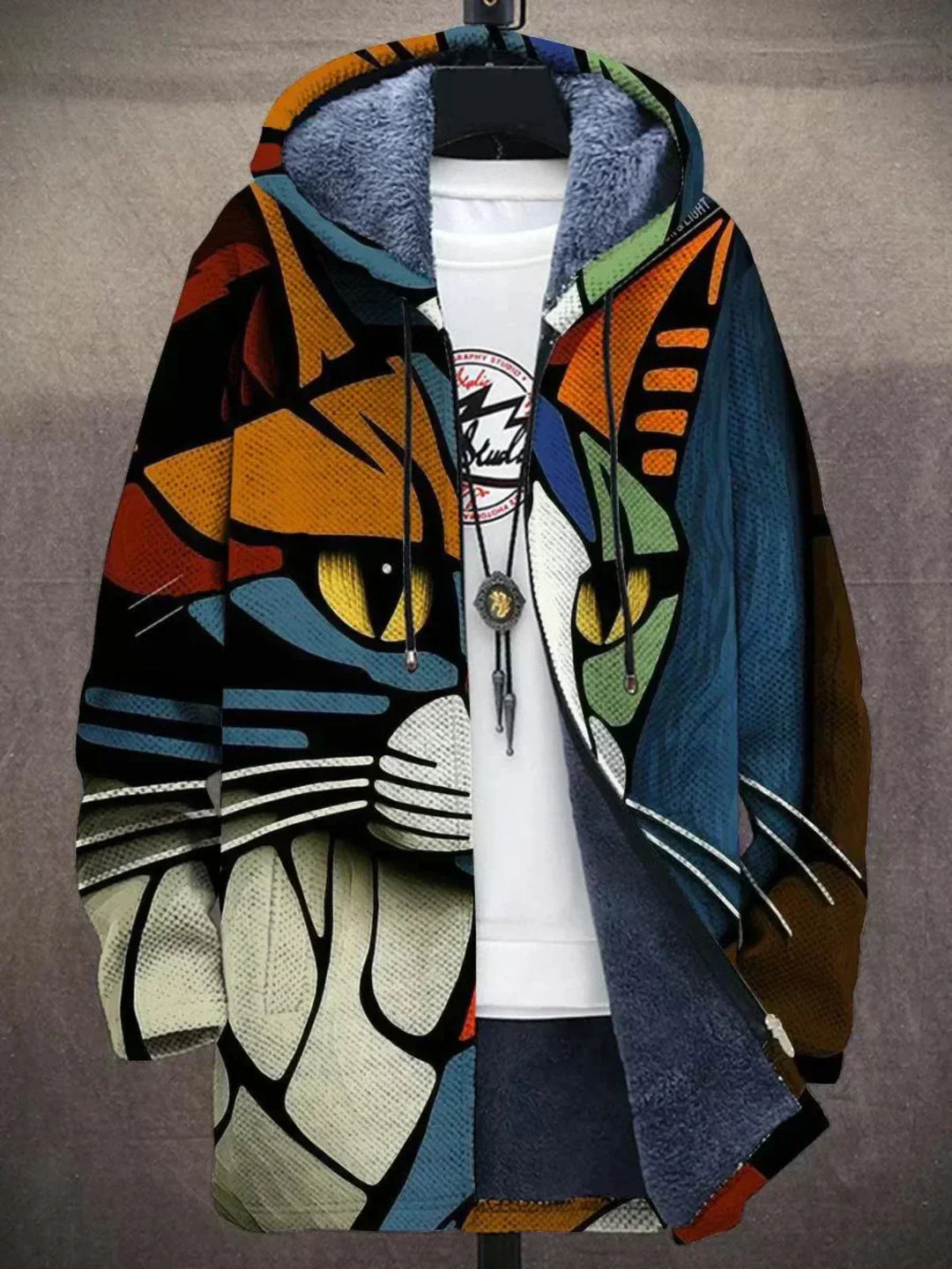 Freyolde | Damen Strickjacke mit Kapuze und Reißverschluss - Image 5