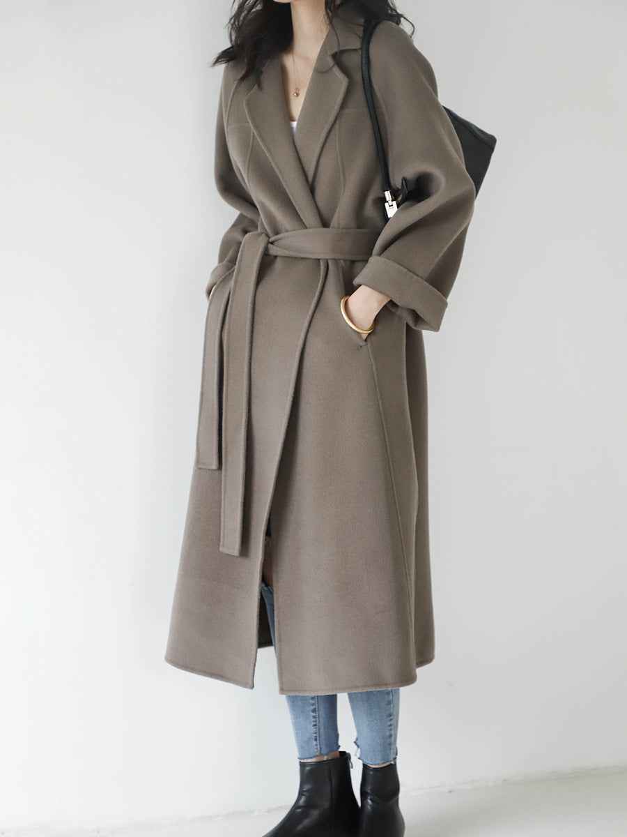 Freyvik | Damen Wintermantel Oversize lang - Image 4