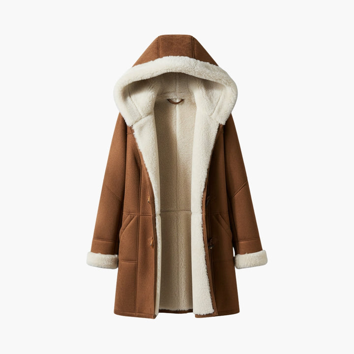 Freywind | Damen Teddyjacke mit Kapuze &amp; Knebelverschluss - Image 6