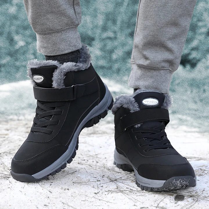 Garvsten | Herren Winterstiefel Warm Gefüttert - Black - Image 5