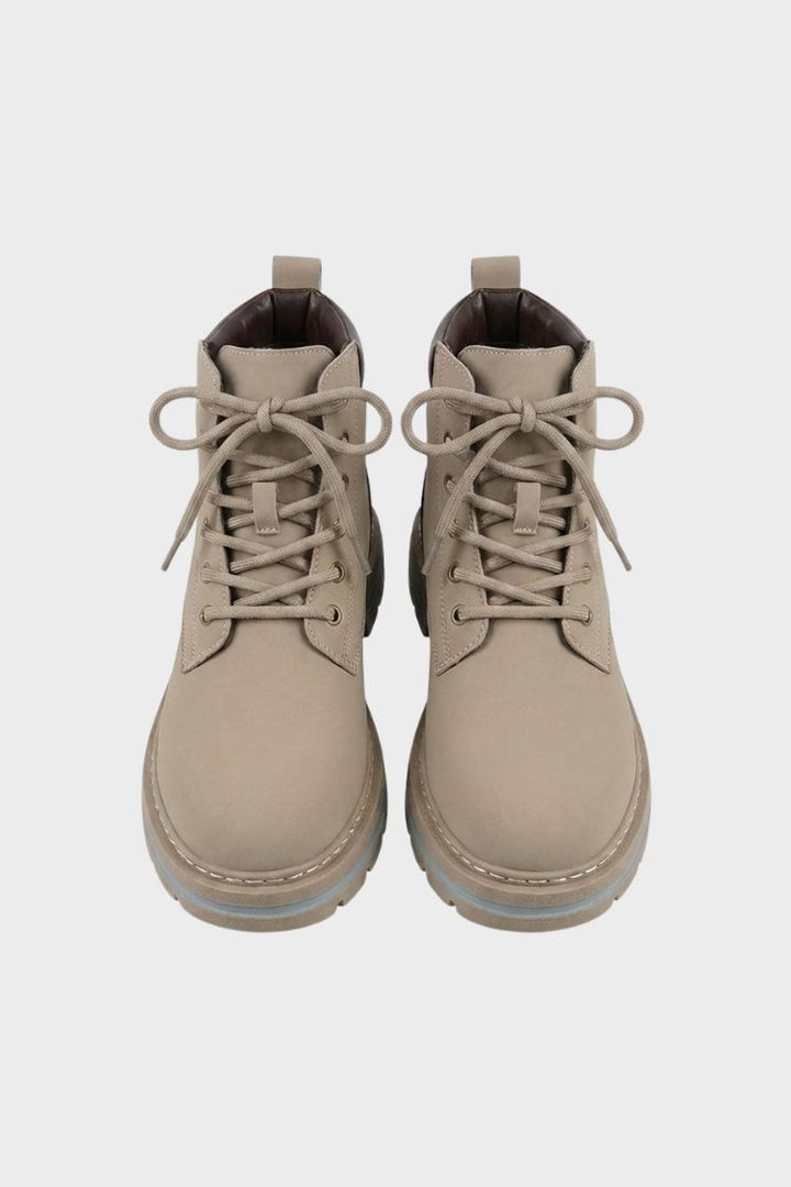 Gelvarn | Herren Schnürstiefel Knöchelhoch - Taupe - Image 1
