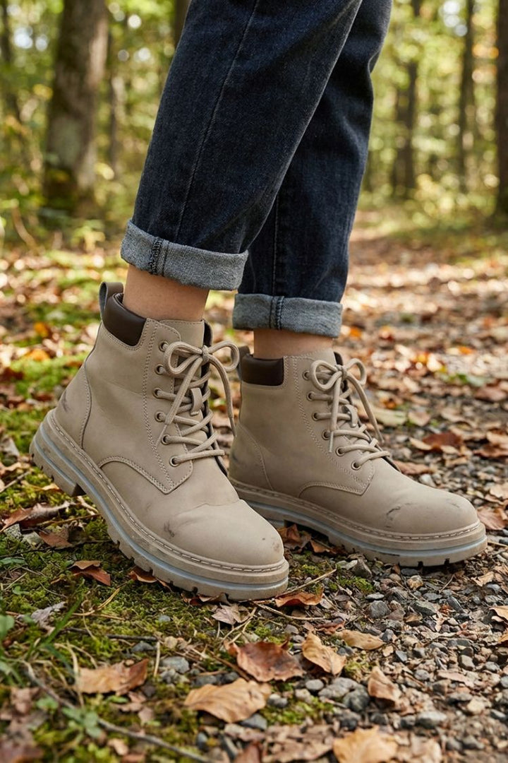 Gelvarn | Herren Schnürstiefel Knöchelhoch - Taupe - Image 4