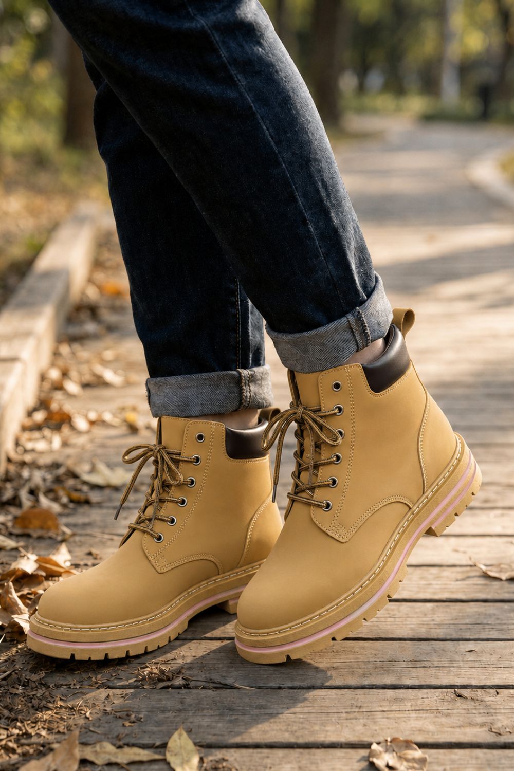 Gelvarn | Herren Schnürstiefel Knöchelhoch - Taupe - Image 9