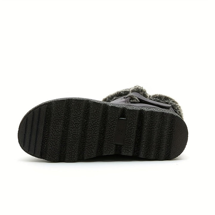 Gelvinde | Damen Winterschuhe Gefütterte Schneestiefel - Black - Image 8