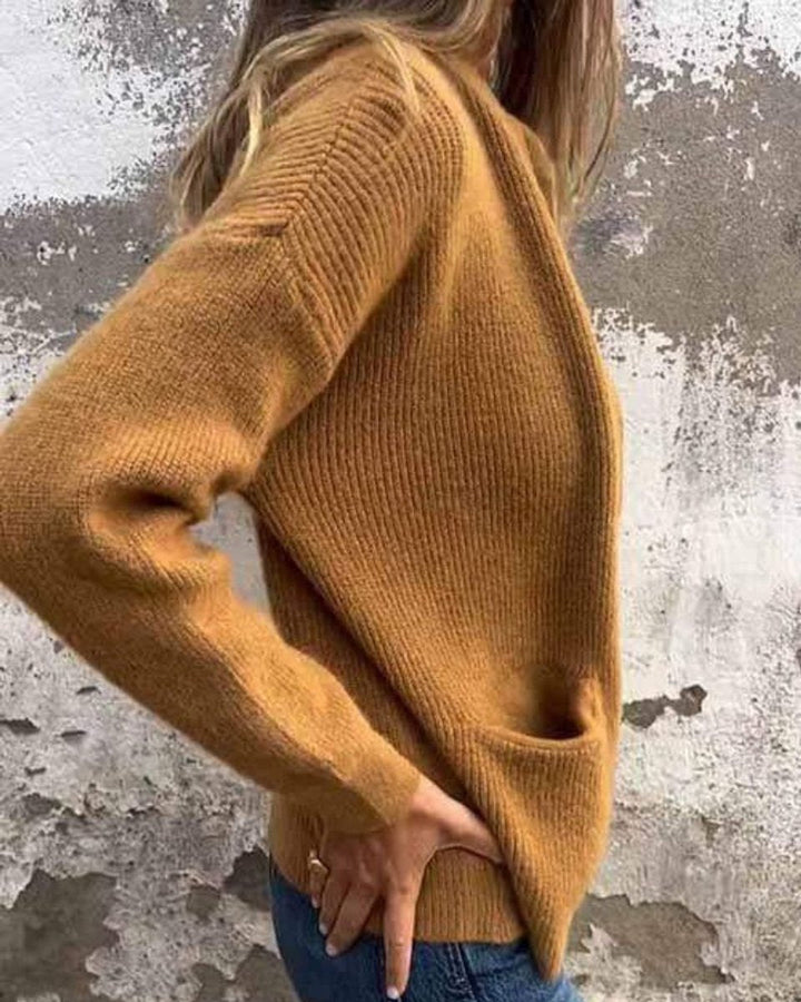 Gelvorn | Damen Strickjacke mit Reißverschluss - Image 3