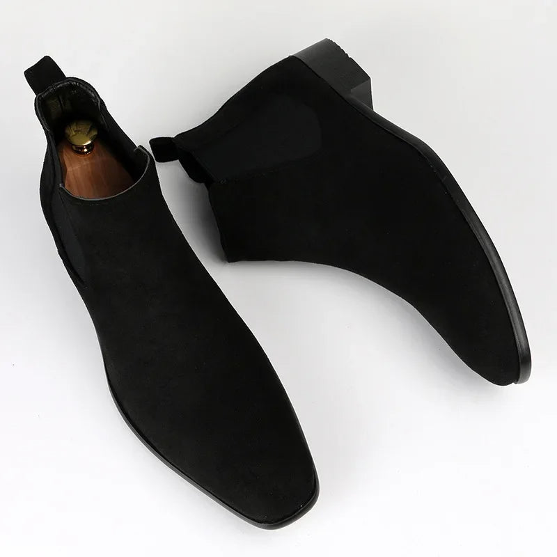 Gelvorn | Herren Chelsea Stiefel Wildleder - Image 4
