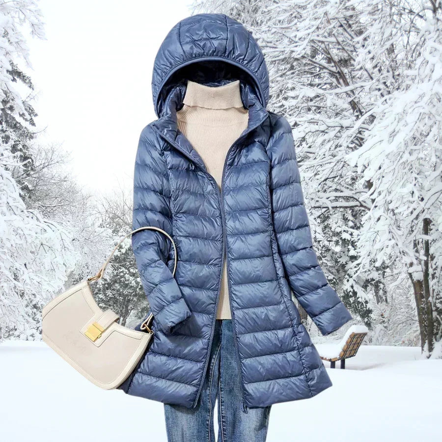 Gerda | Damen Gesteppte Winterjacke Mittellang - Image 3