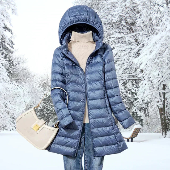 Gerda | Damen Gesteppte Winterjacke Mittellang - Image 3
