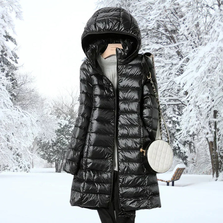 Gerda | Damen Gesteppte Winterjacke Mittellang - Image 4
