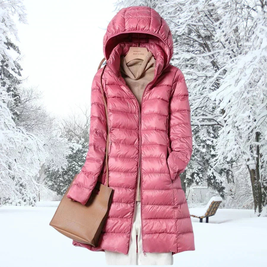 Gerda | Damen Gesteppte Winterjacke Mittellang - Image 5