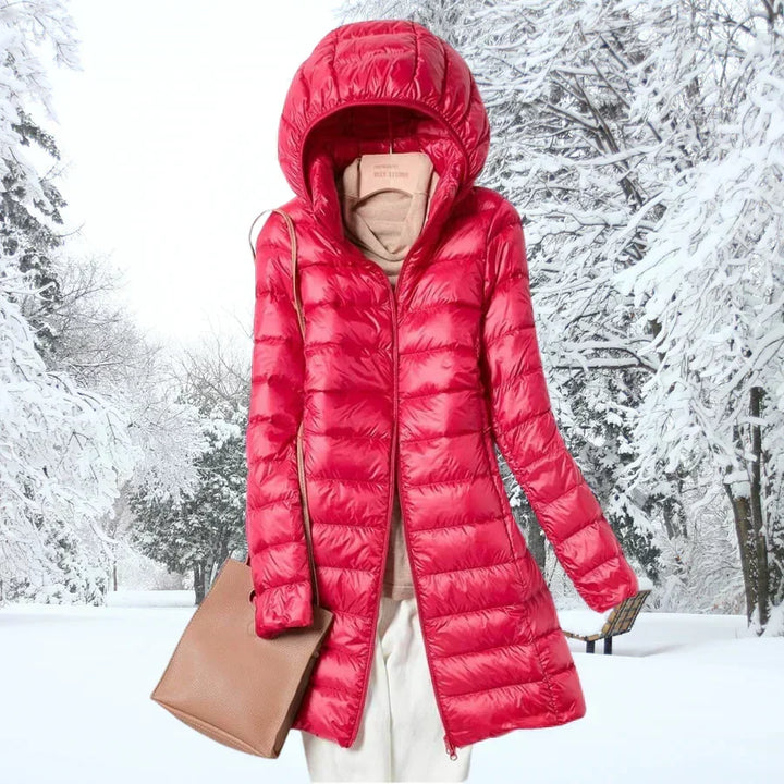 Gerda | Damen Gesteppte Winterjacke Mittellang - Image 6