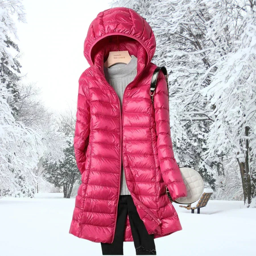 Gerda | Damen Gesteppte Winterjacke Mittellang - Image 7