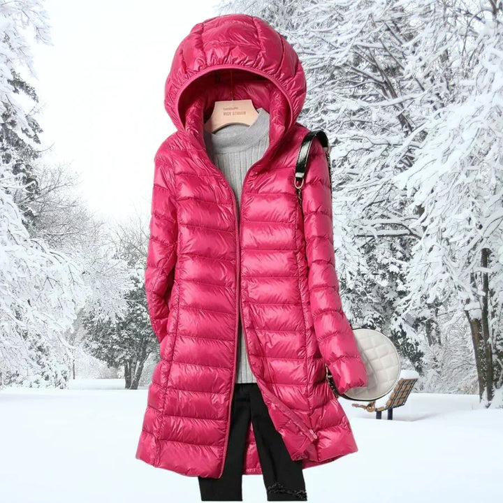 Gerda | Damen Gesteppte Winterjacke Mittellang - Image 7