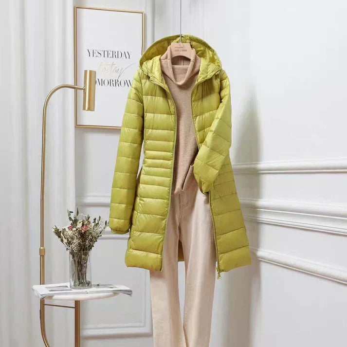 Gerda | Damen Gesteppte Winterjacke Mittellang - Image 9