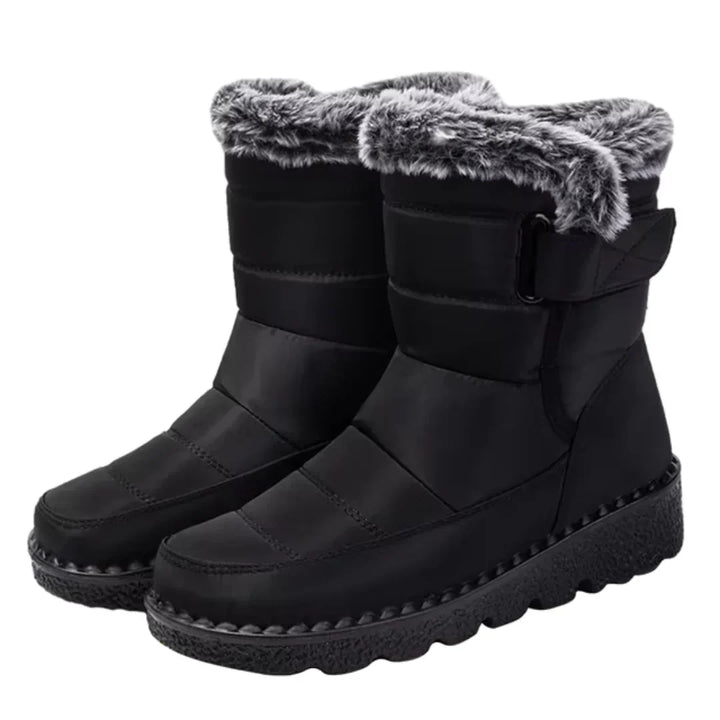 Gerdrun | Damen Winterstiefel Warm Gefüttert - Navy - Image 2