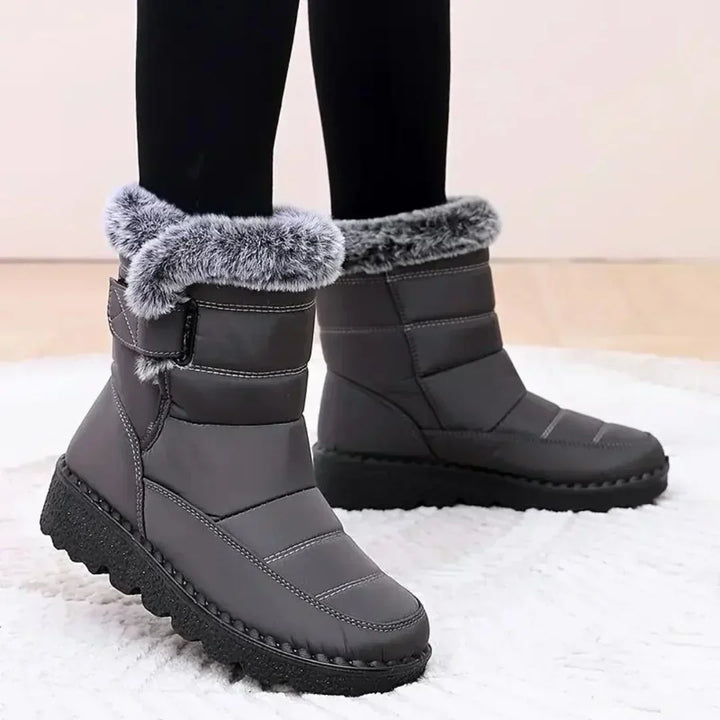 Gerdrun | Damen Winterstiefel Warm Gefüttert - Navy - Image 5