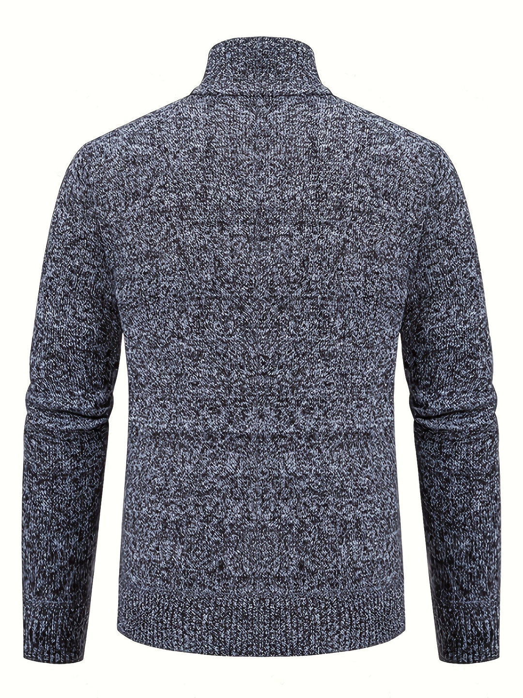 Gervold | Herren Strickjacke Reißverschluss Zopfmuster - Black - Image 27