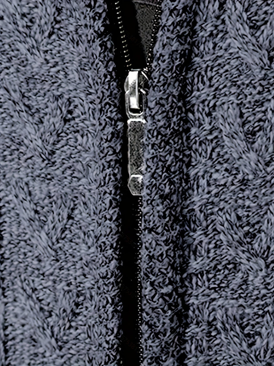 Gervold | Herren Strickjacke Reißverschluss Zopfmuster - Black - Image 28