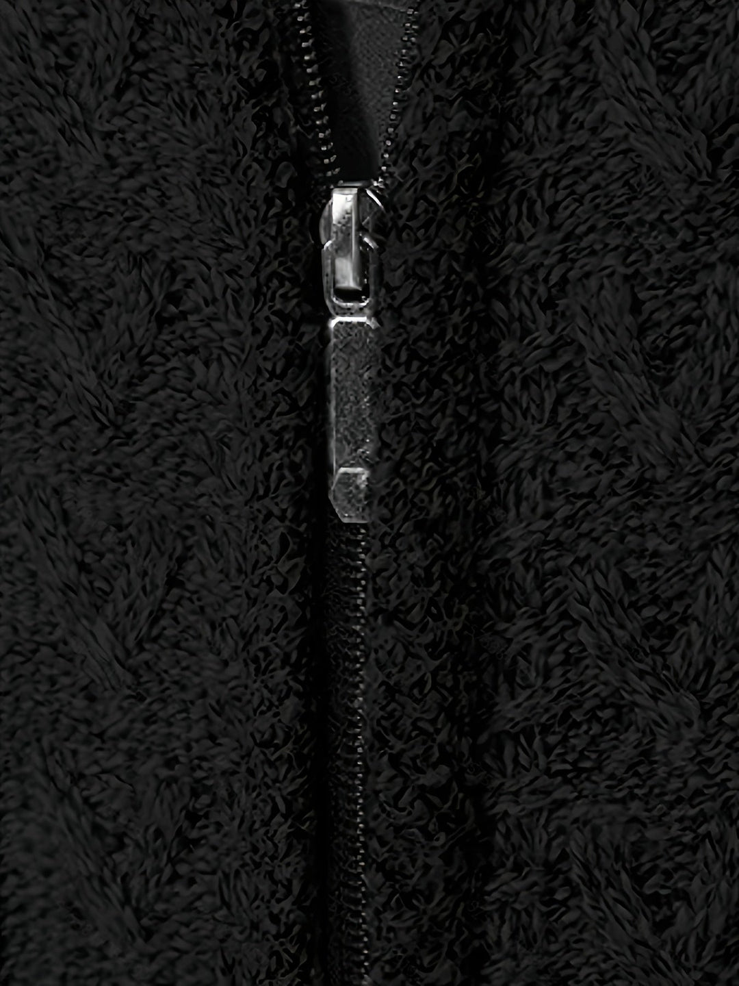 Gervold | Herren Strickjacke Reißverschluss Zopfmuster - Black - Image 3