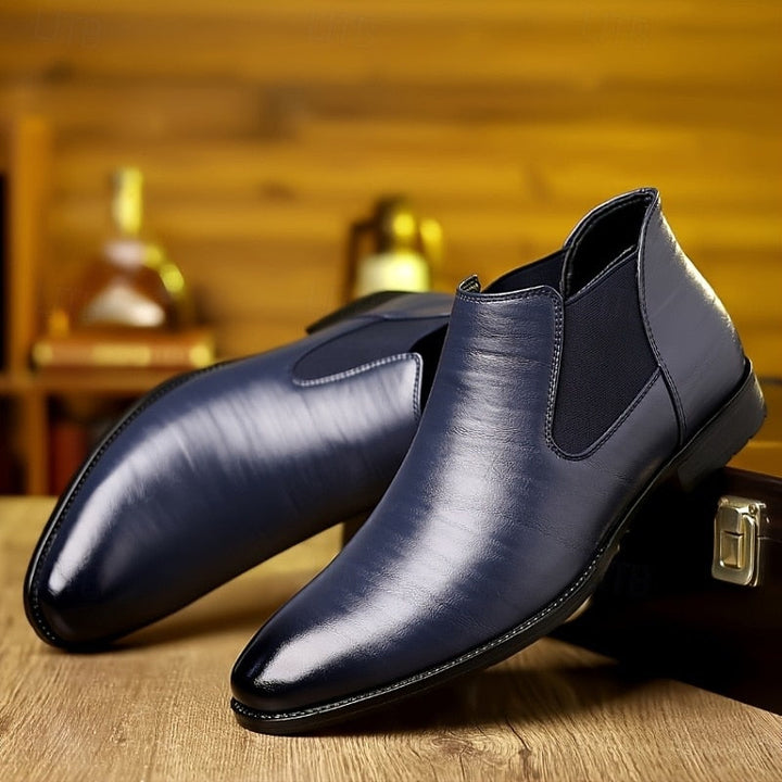 Gervund | Herren Stiefeletten Chelsea Boots - Navy - Image 4