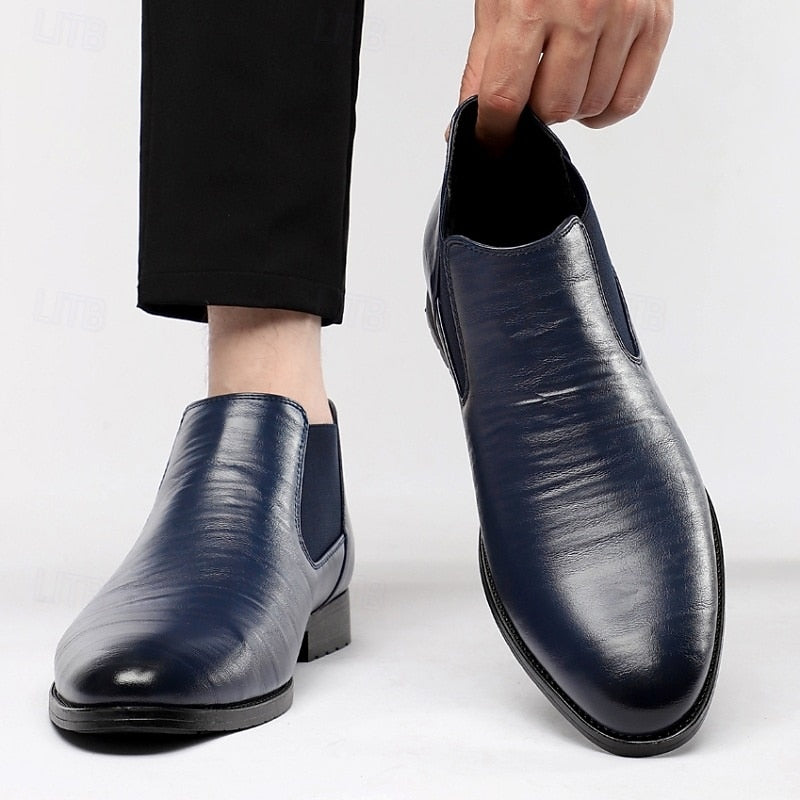 Gervund | Herren Stiefeletten Chelsea Boots - Navy - Image 7