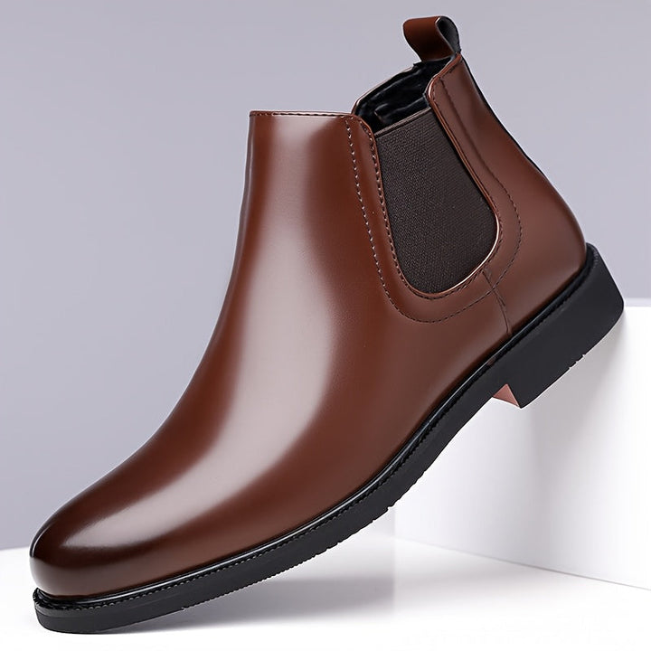 Gideon | Herren Chelsea Stiefeletten Slip-on - Brown - Image 1