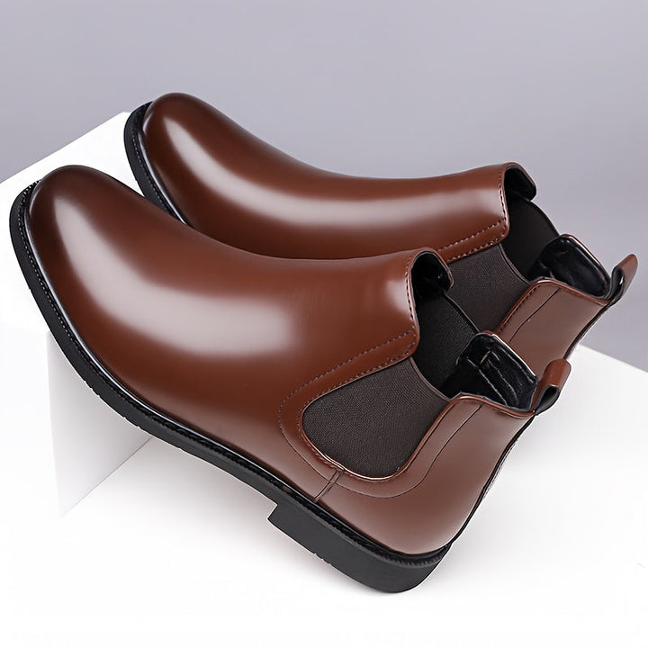 Gideon | Herren Chelsea Stiefeletten Slip-on - Brown - Image 10