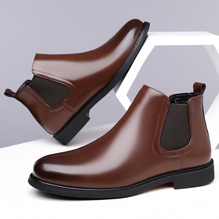 Gideon | Herren Chelsea Stiefeletten Slip-on - Brown - Image 2
