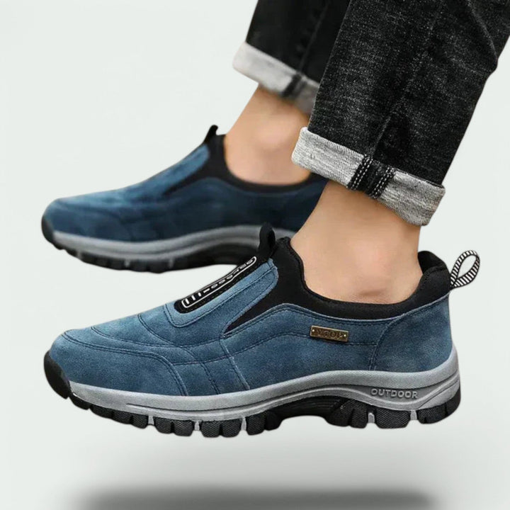 Golvast | Herren Slip-On Sneaker Outdoor Wildleder - Blue - Image 6