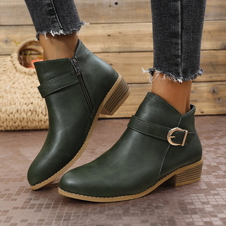 Golvind | Damen Stiefeletten mit Blockabsatz - Image 10