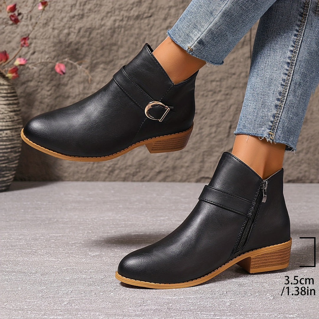 Golvind | Damen Stiefeletten mit Blockabsatz - Image 11