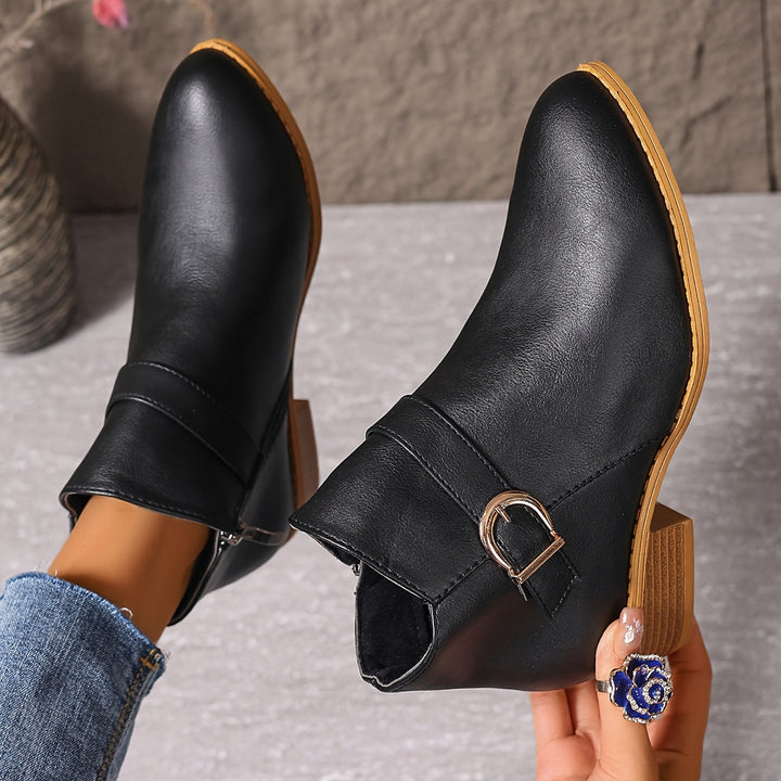 Golvind | Damen Stiefeletten mit Blockabsatz - Image 2