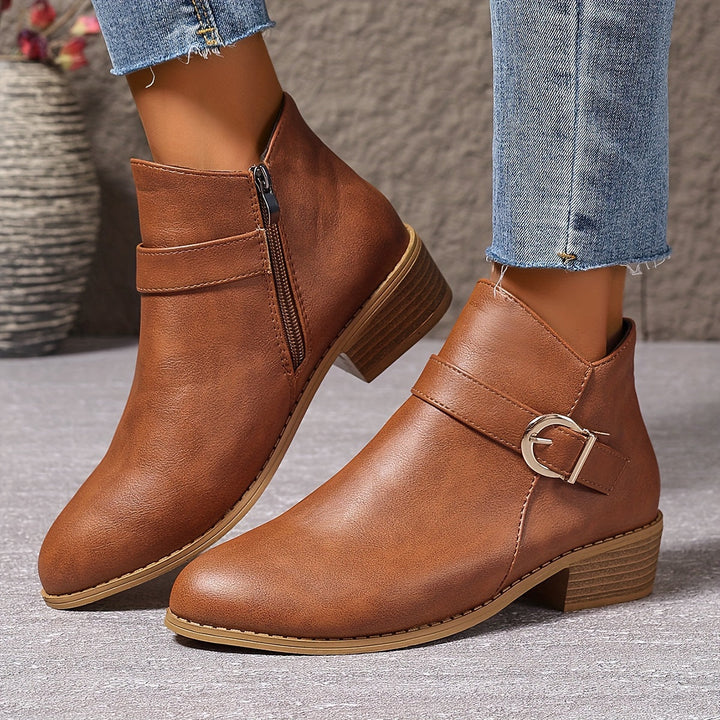 Golvind | Damen Stiefeletten mit Blockabsatz - Image 3