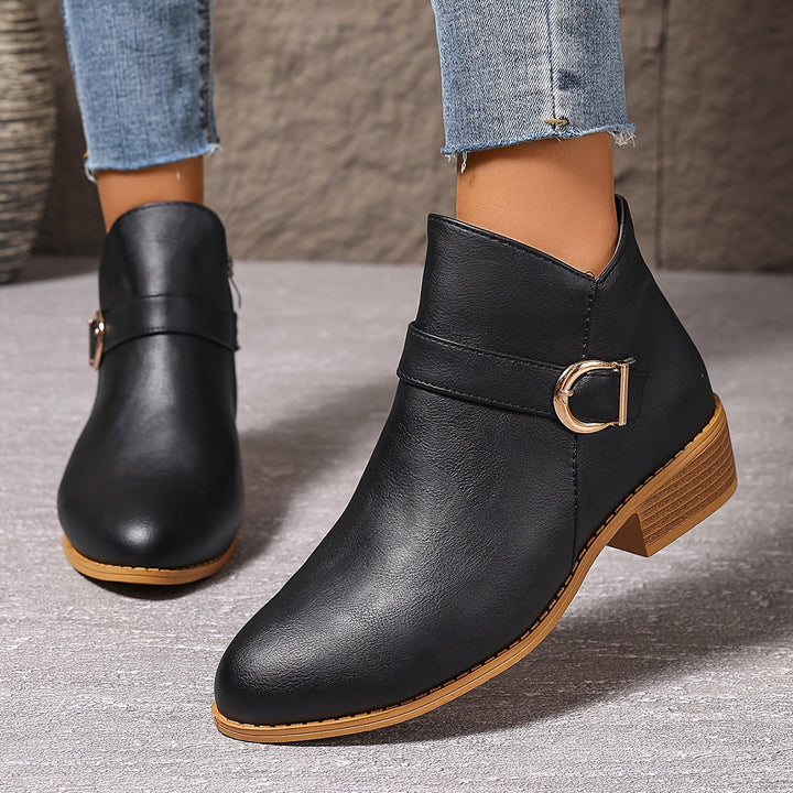Golvind | Damen Stiefeletten mit Blockabsatz - Image 4