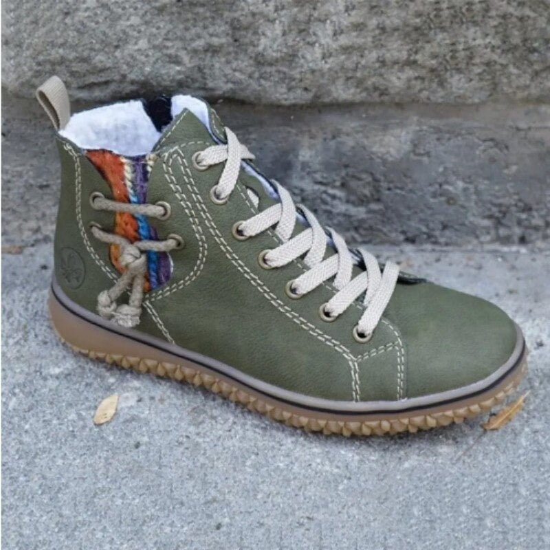 Golvrand | Herren Winterschuhe Gefütterte Schnürstiefel - Blue - Image 2