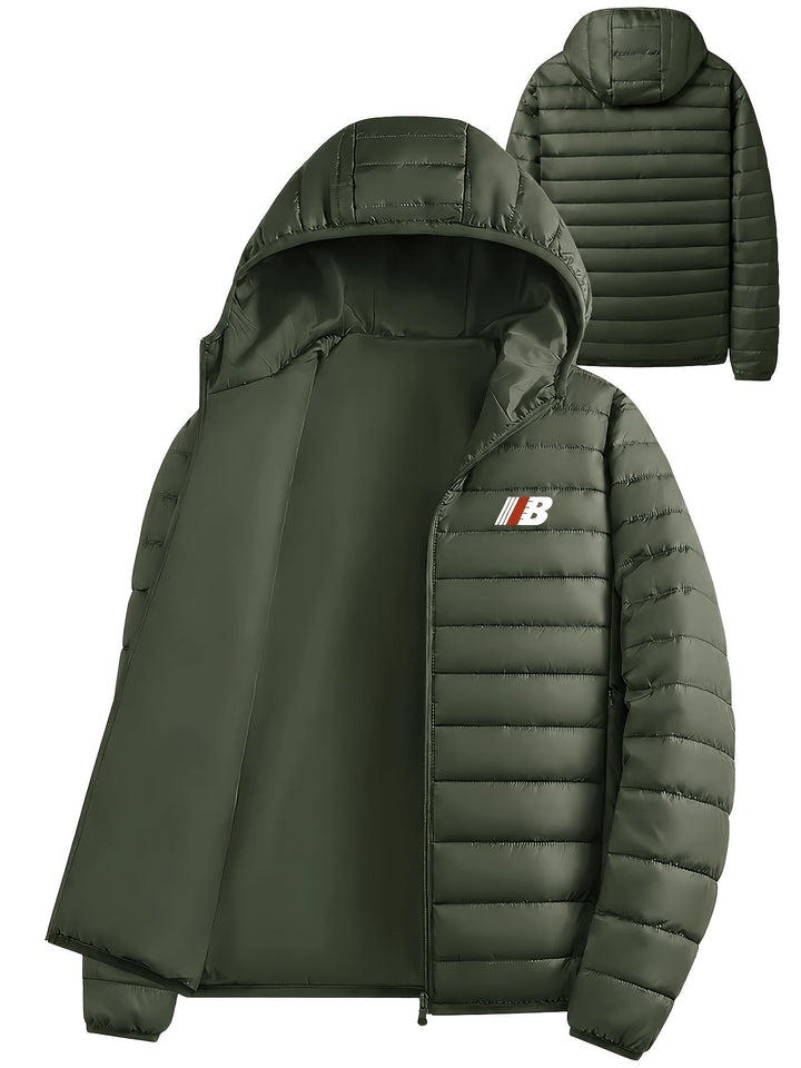 Fenrik | Herren Winterjacke Steppjacke mit Kapuze - Image 1