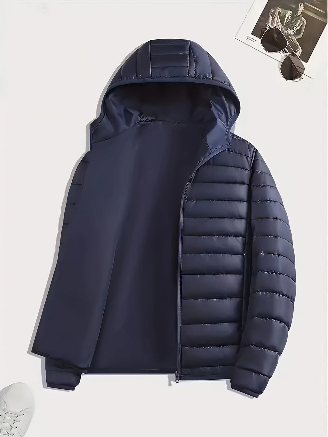 Fenrik | Herren Winterjacke Steppjacke mit Kapuze - Image 3
