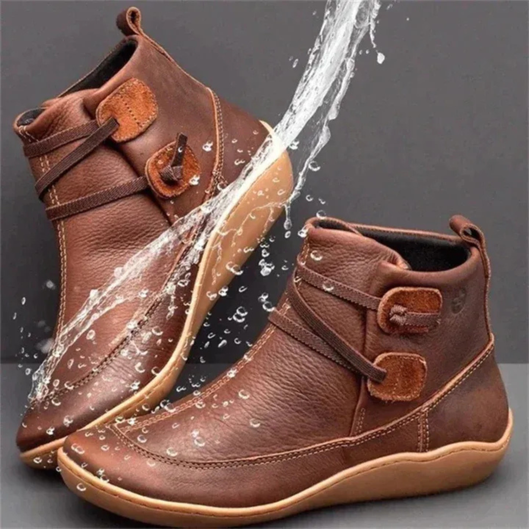 Guldverne | Damen Winterstiefel Wasserdicht Leder - Image 1