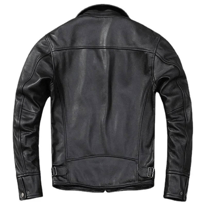 Gundram | Herren Lederjacke Vintage Used-Look - Brown - Image 6