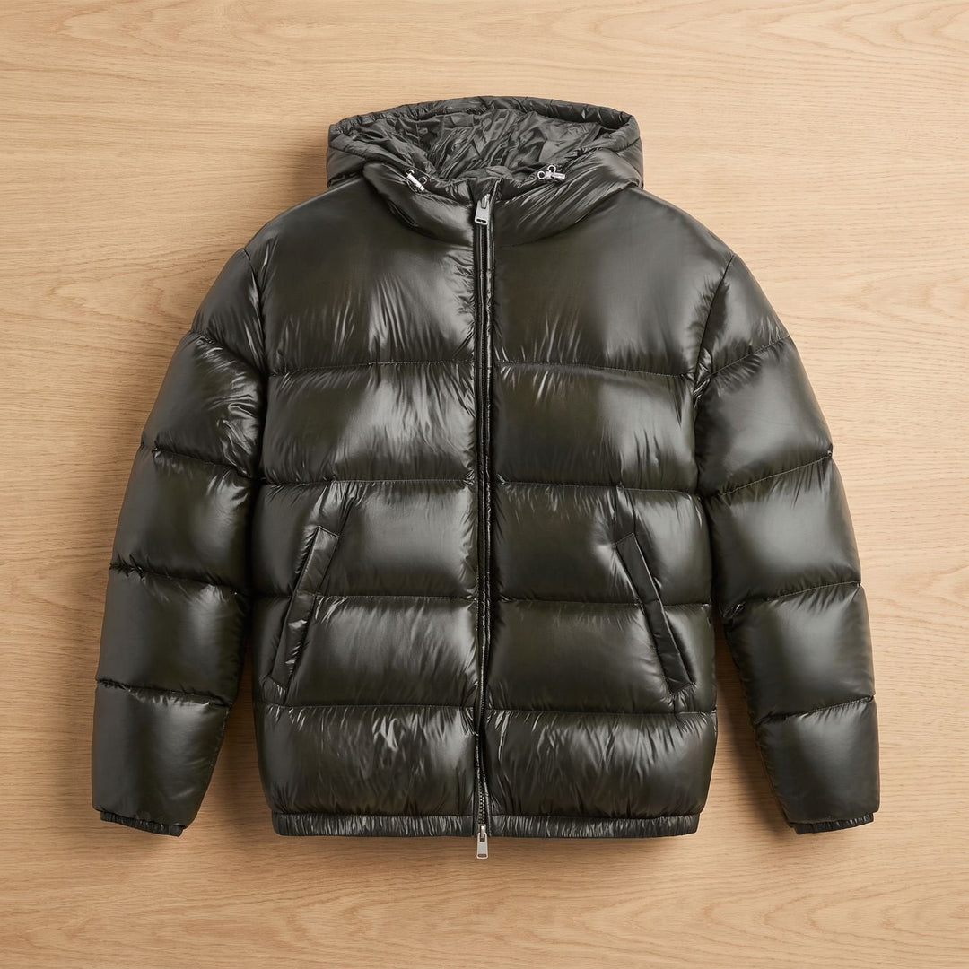 Gundrek | Herren Winterjacke Oversized Steppjacke - Olive Green - Image 1