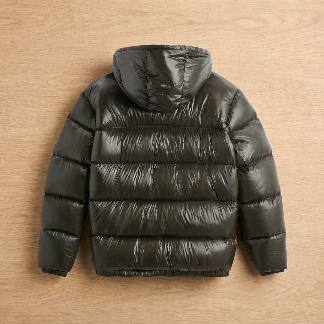Gundrek | Herren Winterjacke Oversized Steppjacke - Olive Green - Image 3